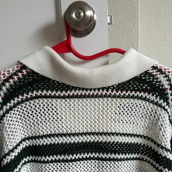 Madewell Open-Stitch Johnny Collar Sweater - Picture 12 of 12